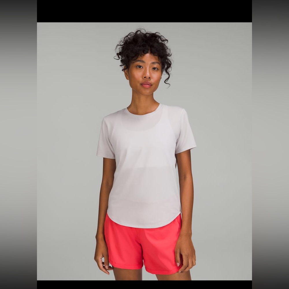 Lululemon High-Neck Running & Training T-Shirt.